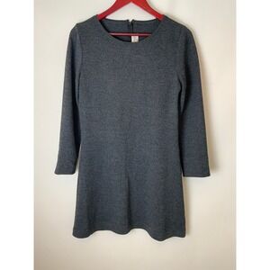St. John Womens Knit Dress Size 4 Black Gray